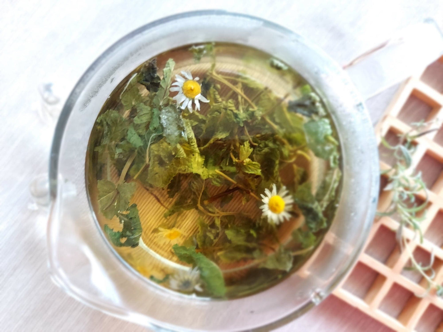 Organic herbal tea grown in snow country