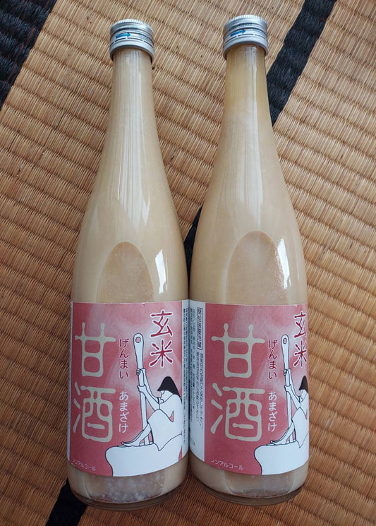 若井さんちの無添加玄米あま酒（720ml四合瓶）